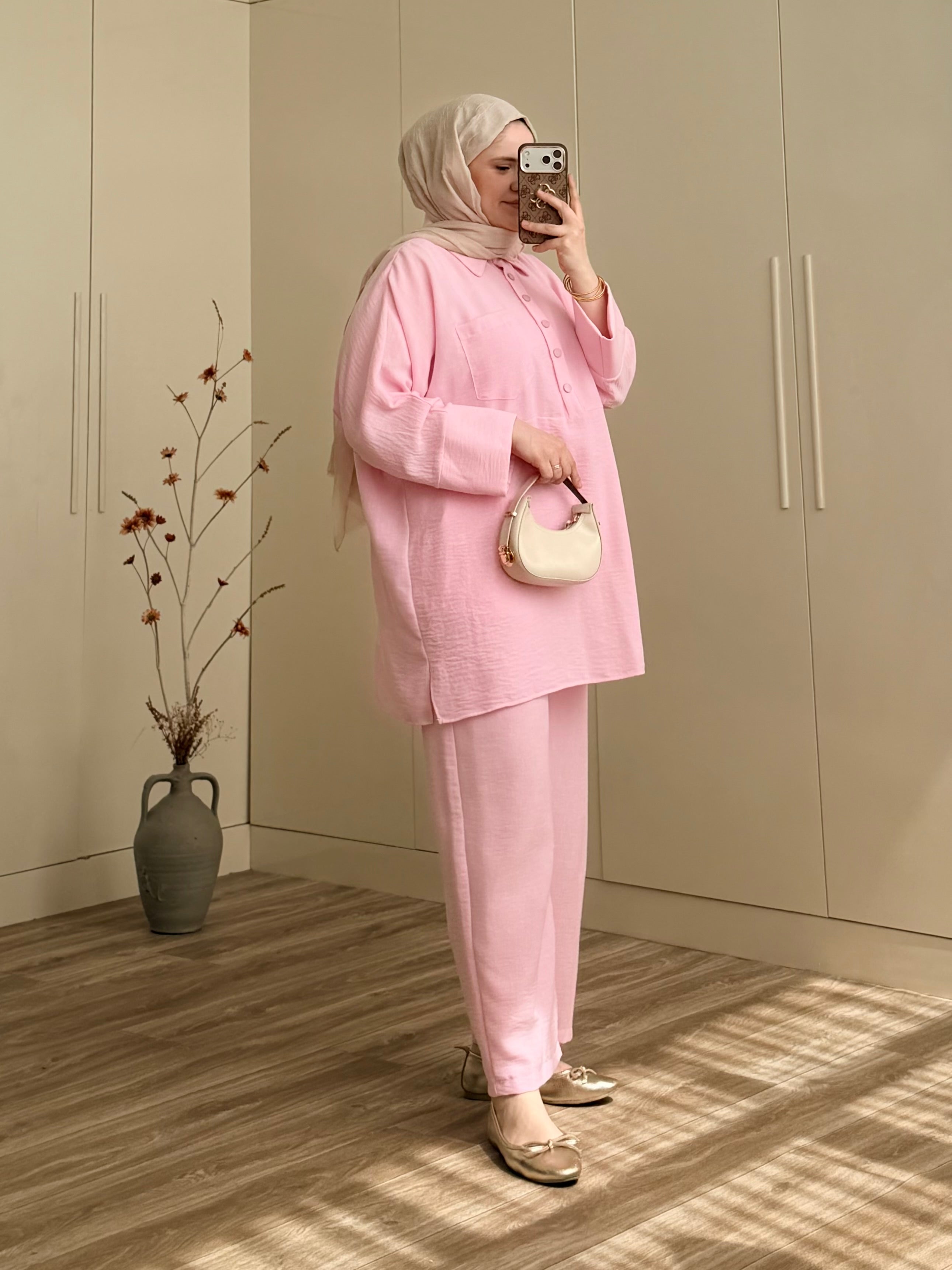 Latte Linen Set