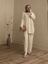 Latte Linen Set