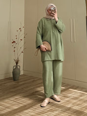 Latte Linen Set